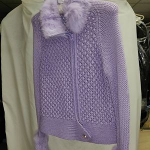 Women's Frost Lilac Purple Sweater Size Medium